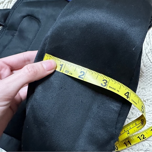 YOSHIKI HISHINUMA vintage black neoprene scuba zippered handbag - Picture 14 of 15